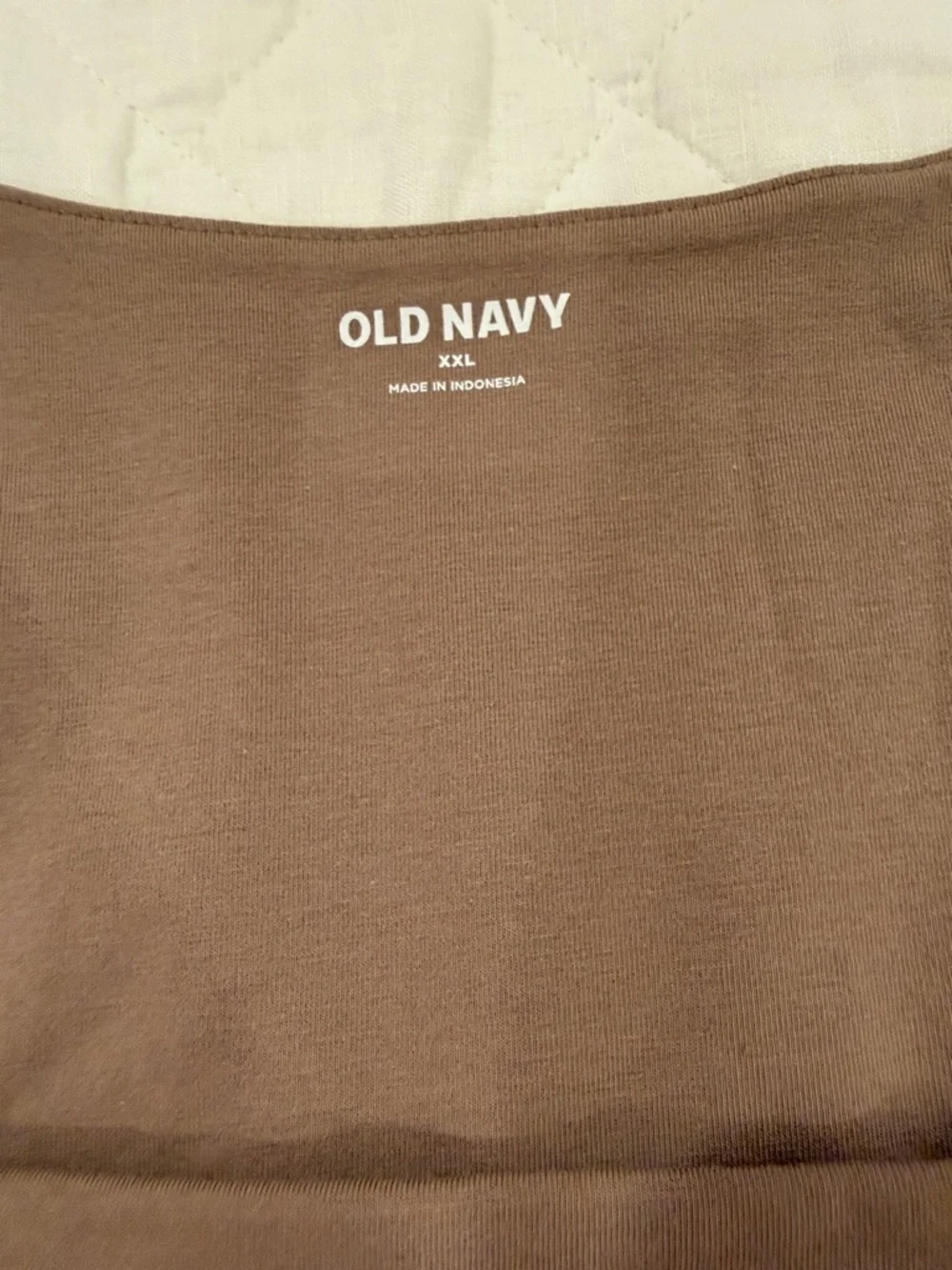 Old Navy Taupe Square-Neck Long Sleeve Bodysuit - Picture 3 of 5